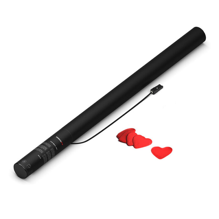 MagicFX - Electric Cannon 80 cm - Confetti - Red Hearts